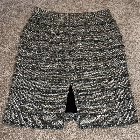 Classique Entiers Tweed Business Professional Skirt Size 8 Nordstrom wool - CC - Picture 6 of 8